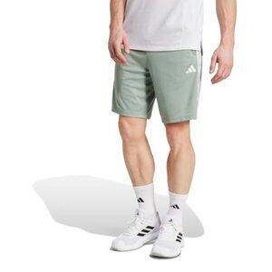 Adidas Men's Train Essentials Piqué 3-StripesSilver Green/White-XXL